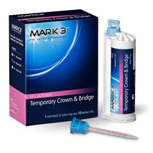 MARK3 Temporary Crown & Bridge B1 10:1  50ml. Cartridge (75gm.) & 10 Tips