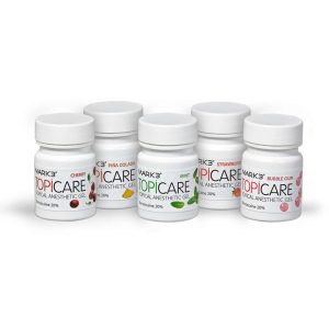 MARK3 TopiCare Topical Anesthetic Gel Cherry 20% Benzocaine 1oz. Jar