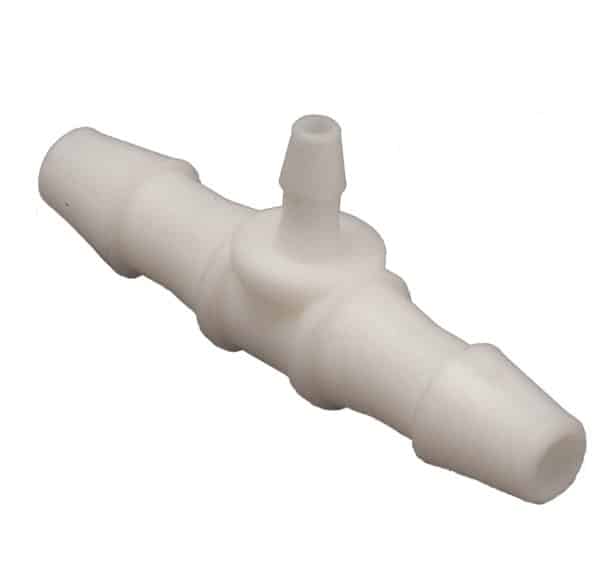 Beaverstate Dental 1/8” x 1/16” x 1/8” Plastic tee barb # 022-061