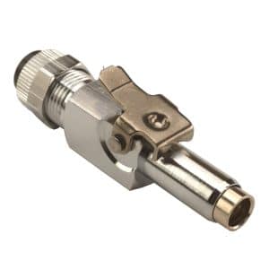 Beaverstate Dental 1/4” Male poly, with shut-off QD # 024-001