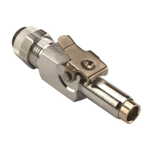 Beaverstate Dental 1/4” Male poly, with shut-off QD # 024-001