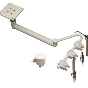 Beaverstate Dental Vacuum Swing Assy, Under Counter Mount # 105-004