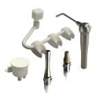 Beaverstate Dental Cabinet mount vacuum accessory kit w/Bent Holder Bar # 105-180