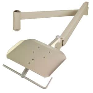 Beaverstate Dental Manual 2” dia. post mount flex arm system w/friction brake and tray # 106-223