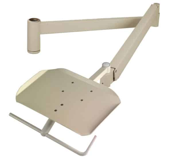 Beaverstate Dental Manual 2” dia. post mount flex arm system w/friction brake and tray # 106-223