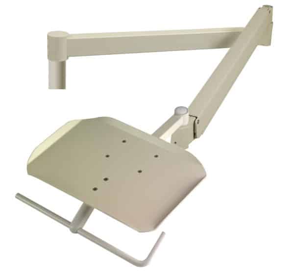 Beaverstate Dental Manual 2” dia. top post mount flex arm system w/friction brake and tray # 106-225