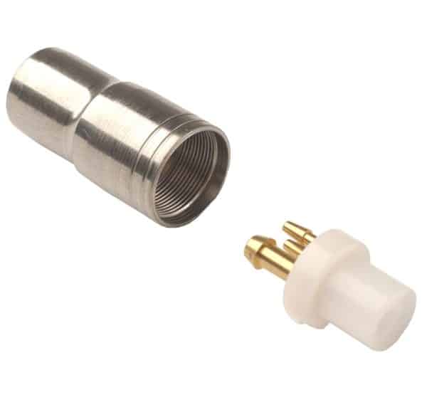 Beaverstate Dental Borden connector and nut with plastic adaptor # 114-035