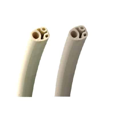Beaverstate Dental 3-hole asepsis handpiece tubing, coiled gray 7&rsquo; # 115-119