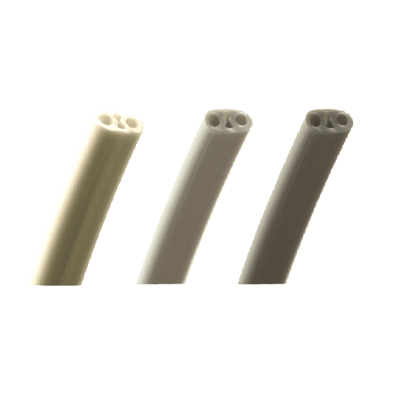 Beaverstate Dental 2-hole asepsis syringe tubing, straight sterling per ft. # 115-764