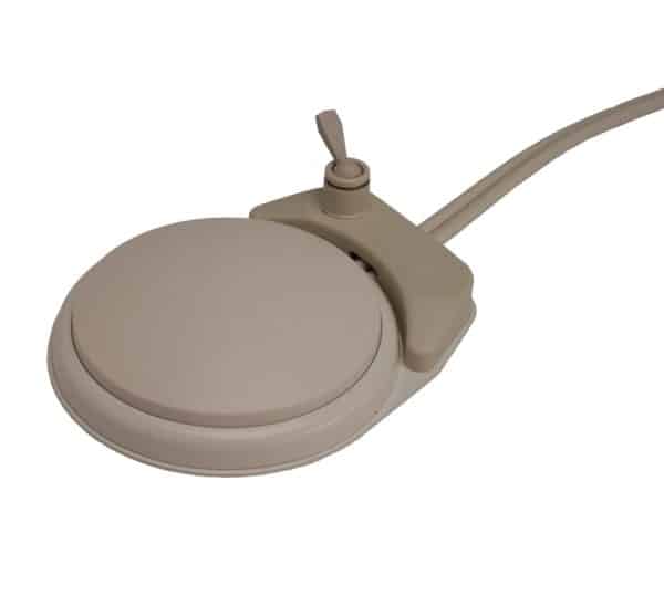 Beaverstate Dental Wet/Dry Type foot control with chrome lid # 126-153