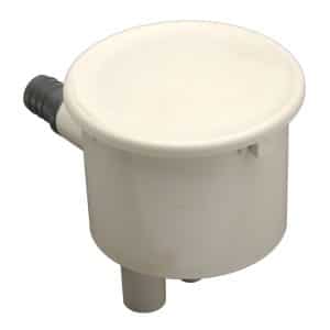 Beaverstate Dental Central vacuum canister kit with bayonet lid, side drain # 131-036