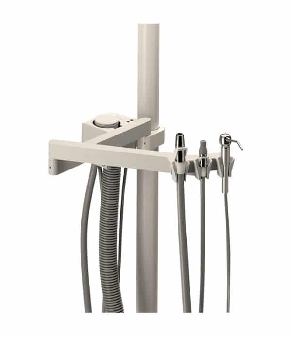 Beaverstate Dental Horizontal folding arm, 32” 2” post mount with vacuum package # A-5032