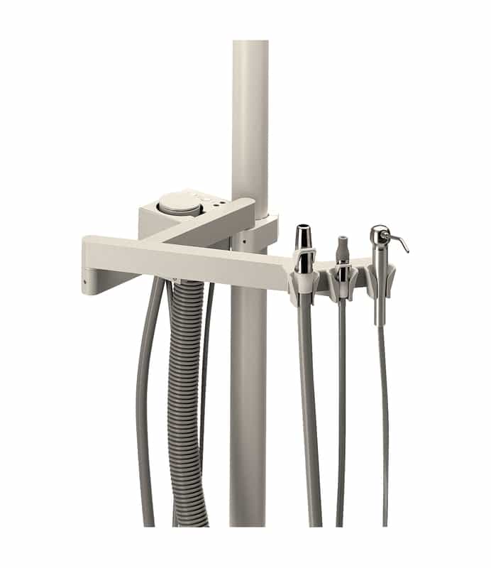 Beaverstate Dental A-5032 horizontal folding arm, 32 inch, 2 inch post mount with vacuum package