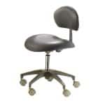 Beaverstate Dental Ultraleather upholstery in lieu of standard, doctor’s stool # DR-96 UL