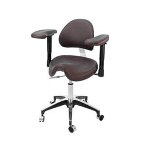 TPC - MICA Saddle Stool w/Armrests, DRSA-7100